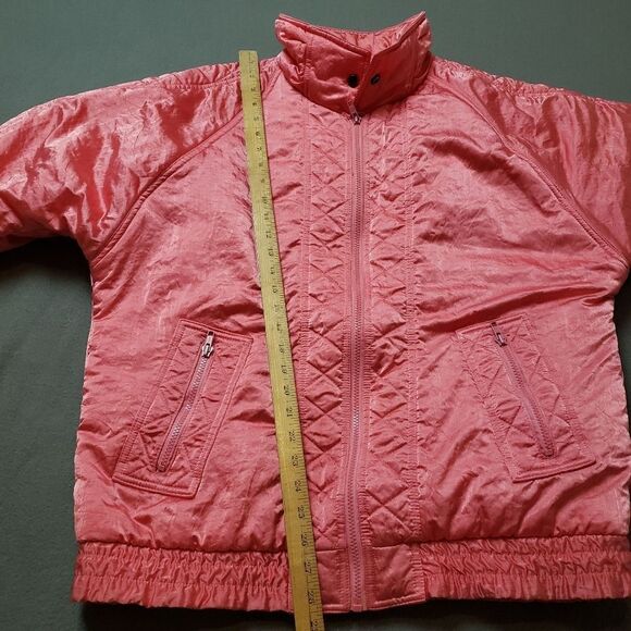 Vintage 1980s jacket -  Puffer Jacket Coat Winter Eighties Oversized - Picture 9 of 10